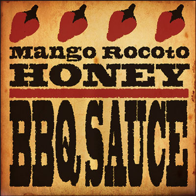 Labels for handmade BBQ sauces, Illustrator