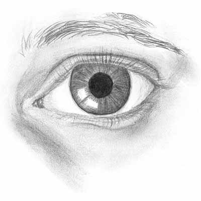 "Look into my eye" Pencil