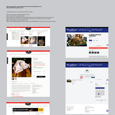Promenade - Pre-ordering competitive research